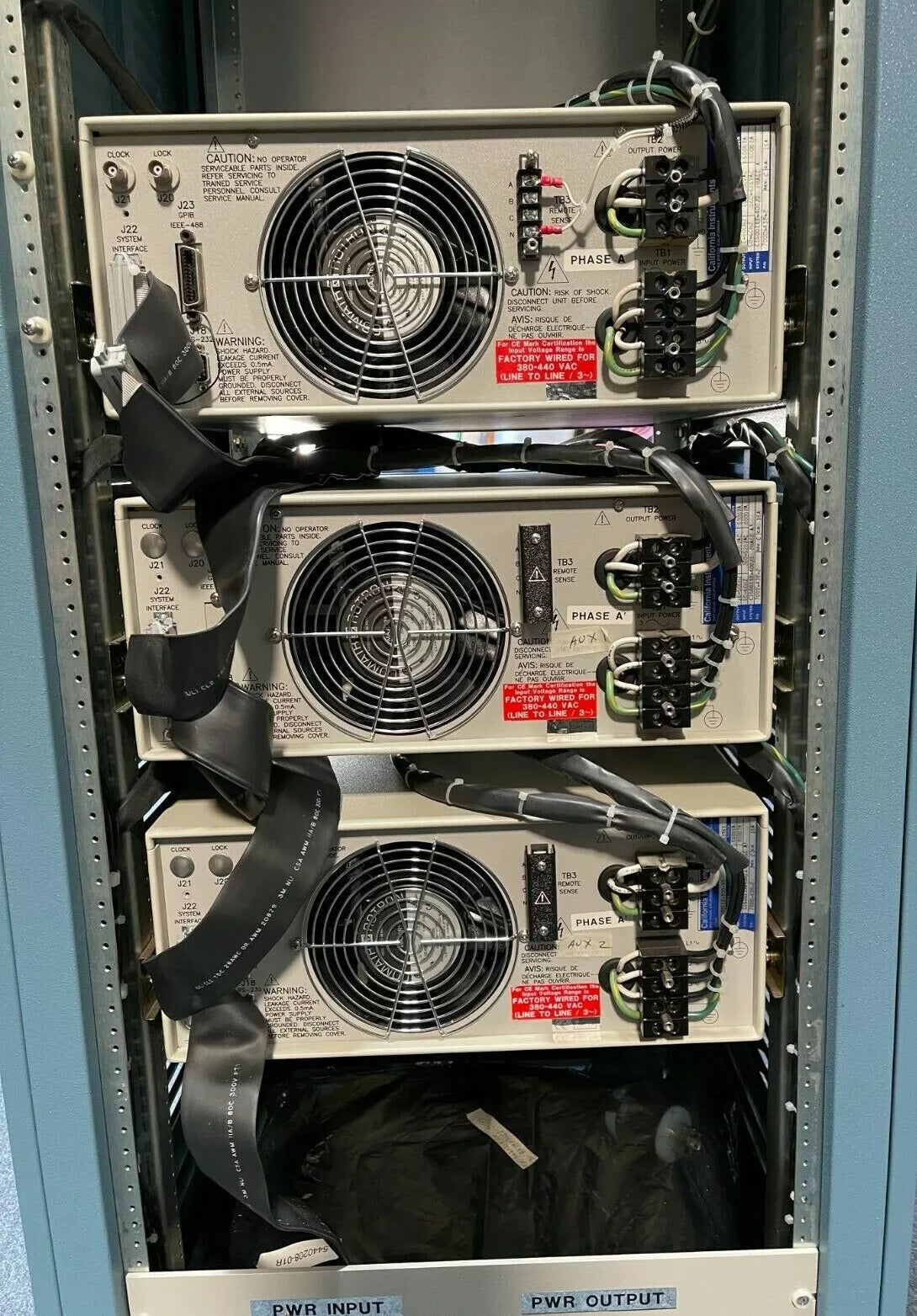 California Instruments/Ametek 15001iX 15 KVA AC Power Source Calibration by OEM