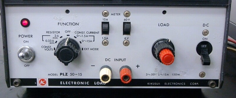 KIKUSUI PLZ50-15 60V 15A Electronic Load