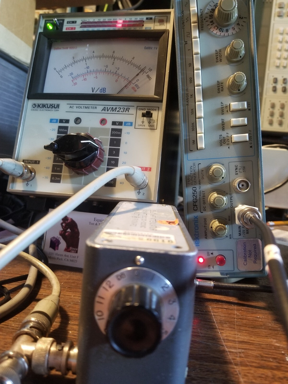 Wideband AC Voltmeter 10uV to 100V - AVM23R by Kikusui