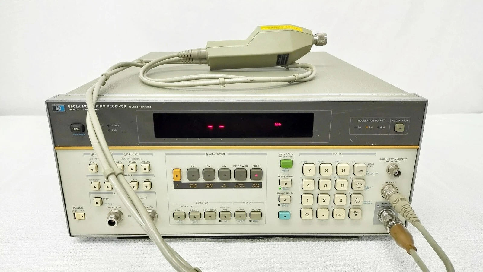 HP 8902A+11722A 1300MHz Measuring Receiver+Sensor