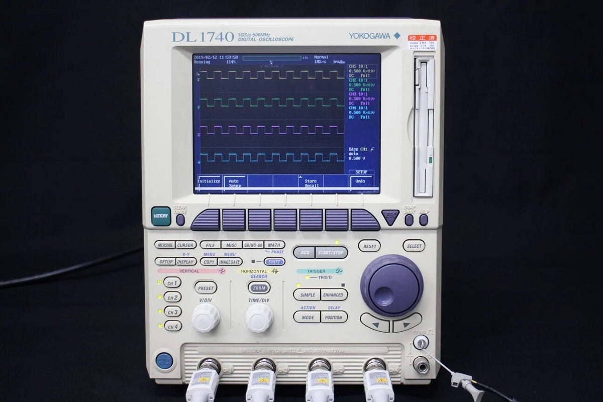 YOKOGAWA DL1740 DC-500MHz 4ch 1MW Digital Oscilloscope