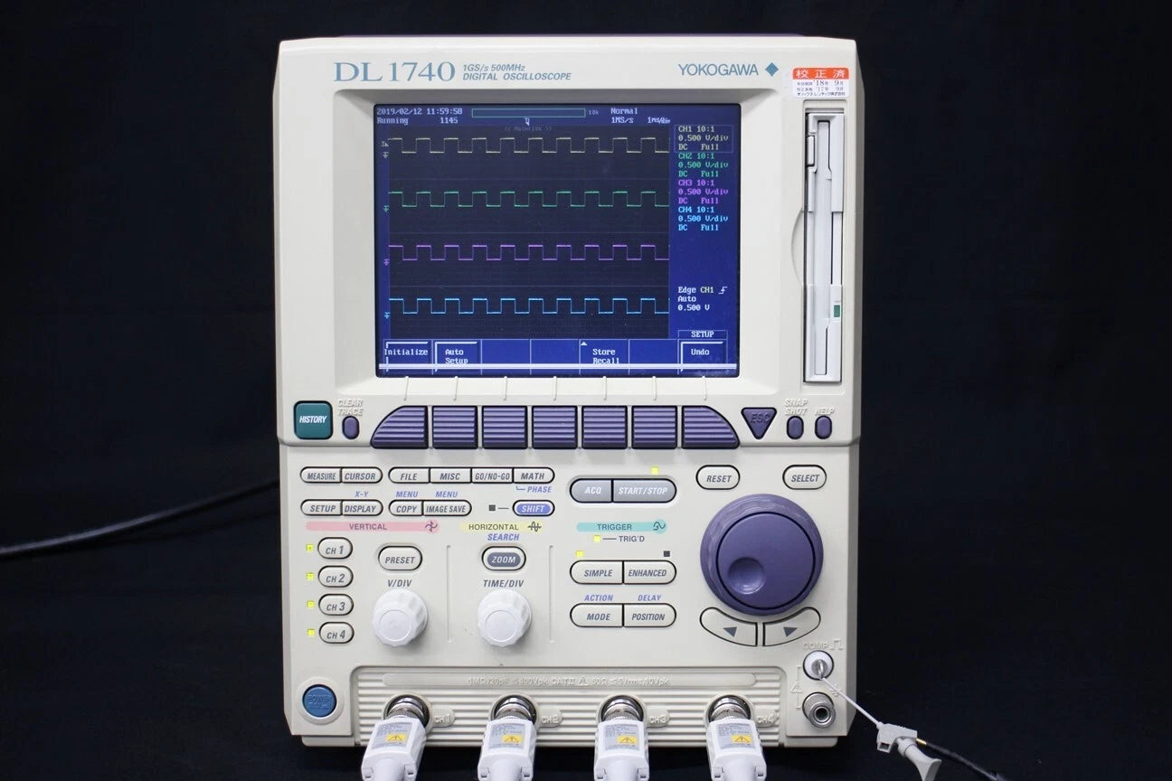 YOKOGAWA DL1740 DC-500MHz 4ch 1MW Digital Oscilloscope