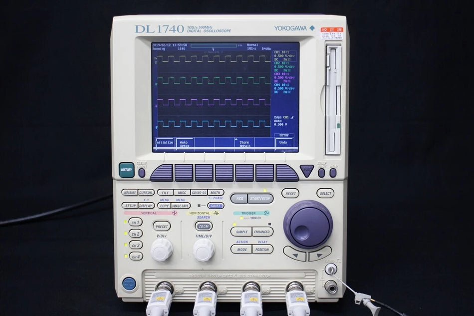 YOKOGAWA DL1740 DC-500MHz 4ch 1MW Digital Oscilloscope