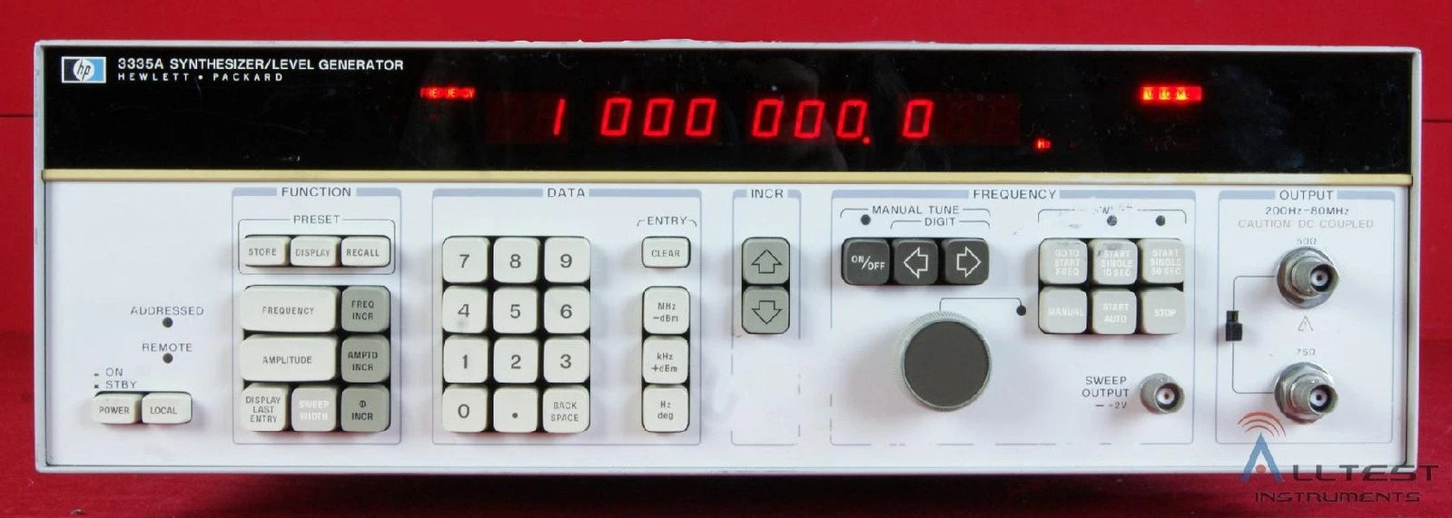 HP Agilent Keysight 3335A 2843A04926 Synthesized Level Generator