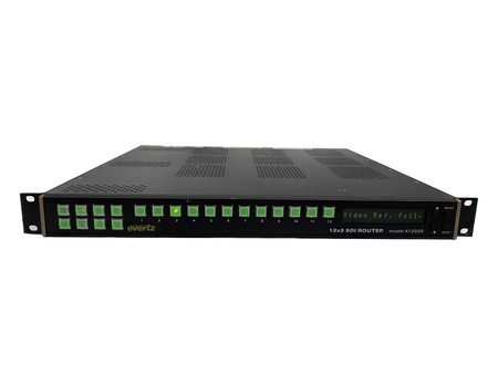 Evertz X1202S SDI Router 12x2: Compact Routing Solution for Video Production