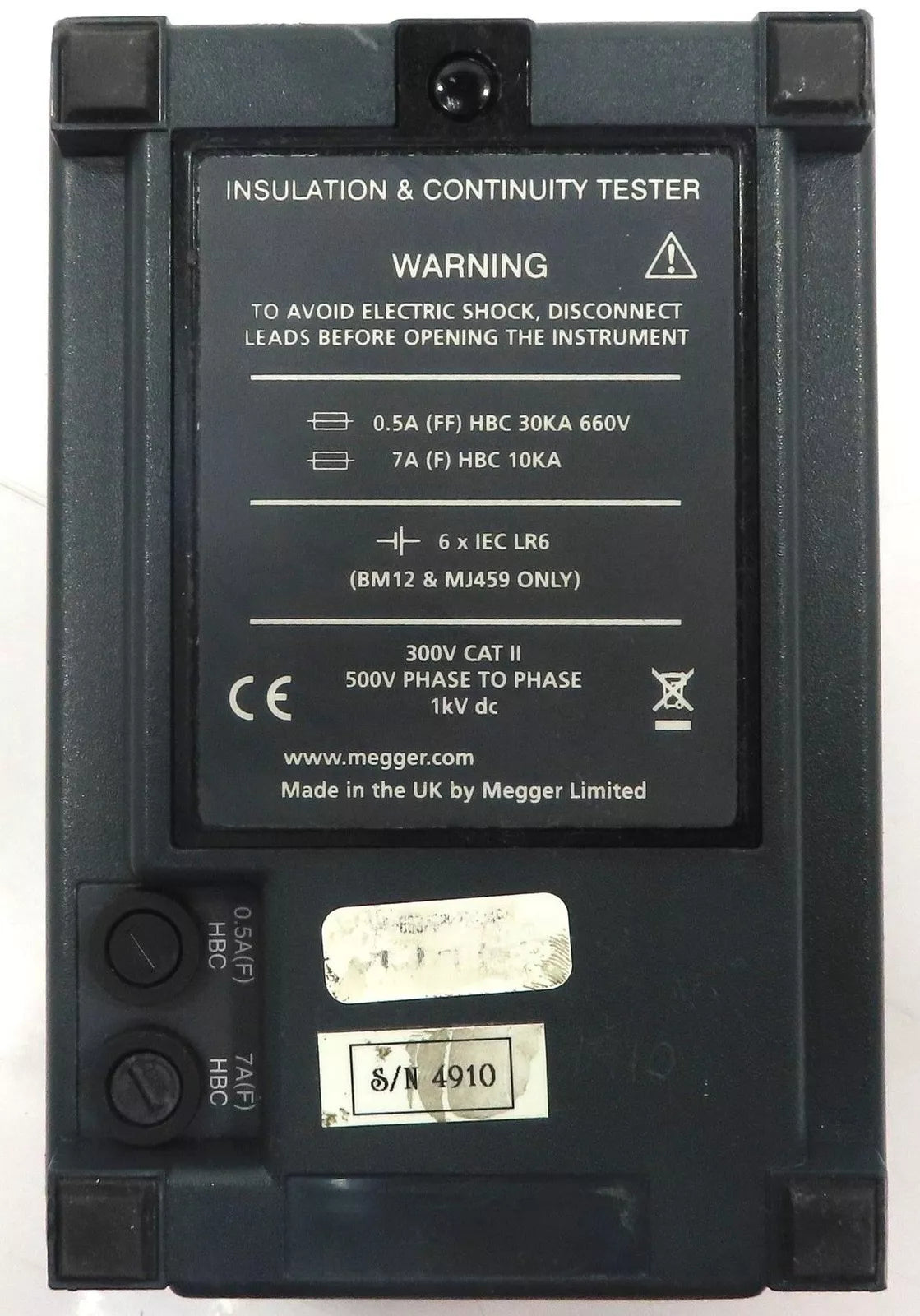 AVO MEGGER MJ159 Insulation Resistance Tester - High-Quality Testing Tool