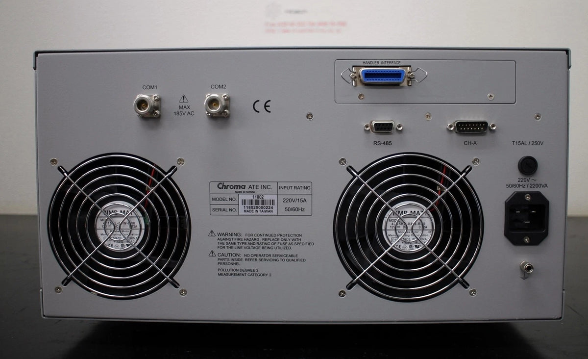 Chroma 11802 2500V 1MHz Programmable HF AC Tester