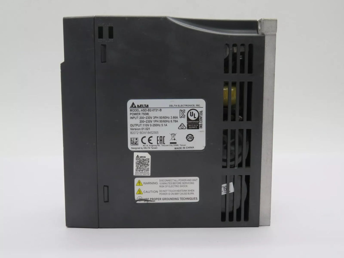 Delta ASDA-B2-0721-B AC Servo Drive 750W 200-230V - Tested Unit