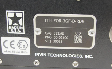 Irvin Technologies ITI-LFOR-3GF-D-RDR PMD Tape Recorder