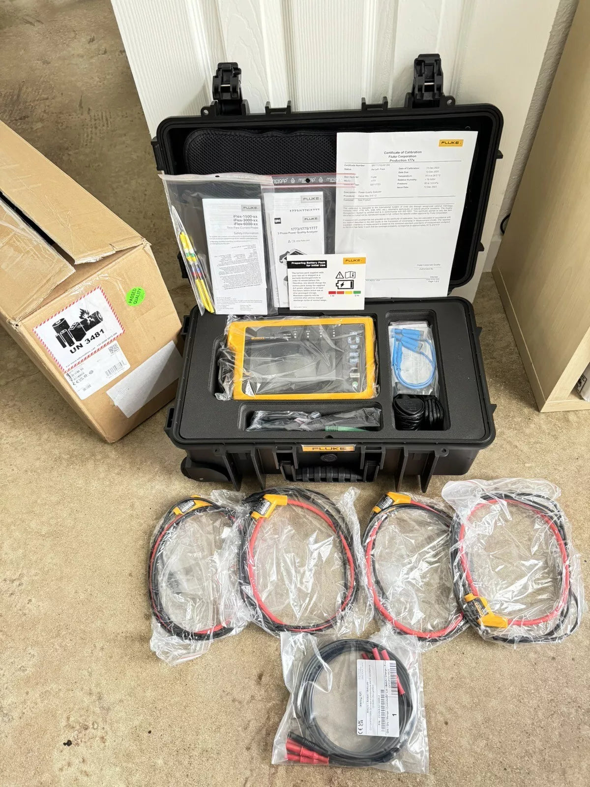 Fluke 1777 Three-Phase Power Quality Analyzer Calibrated 2025 / Factory Sealed