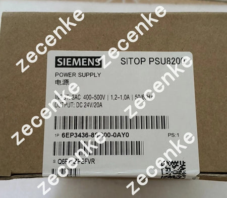 Siemens 6EP3436-8SB00-0AY0 SITOP PSU8200 Power Supply 400-500VAC 24VDC 20A