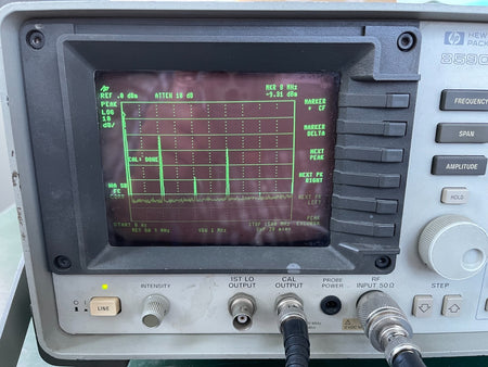 HP Agilent 8590A 10KHz to 1.5 GHz Spectrum Analyzer Opt. 021, H18, H51