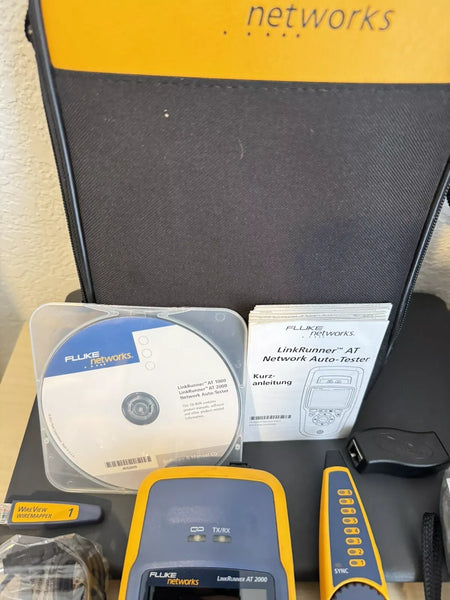 Fluke Networks LRAT-2000 LinkRunner AT-2000 Auto Tester with Fluke IntellitoneProbe