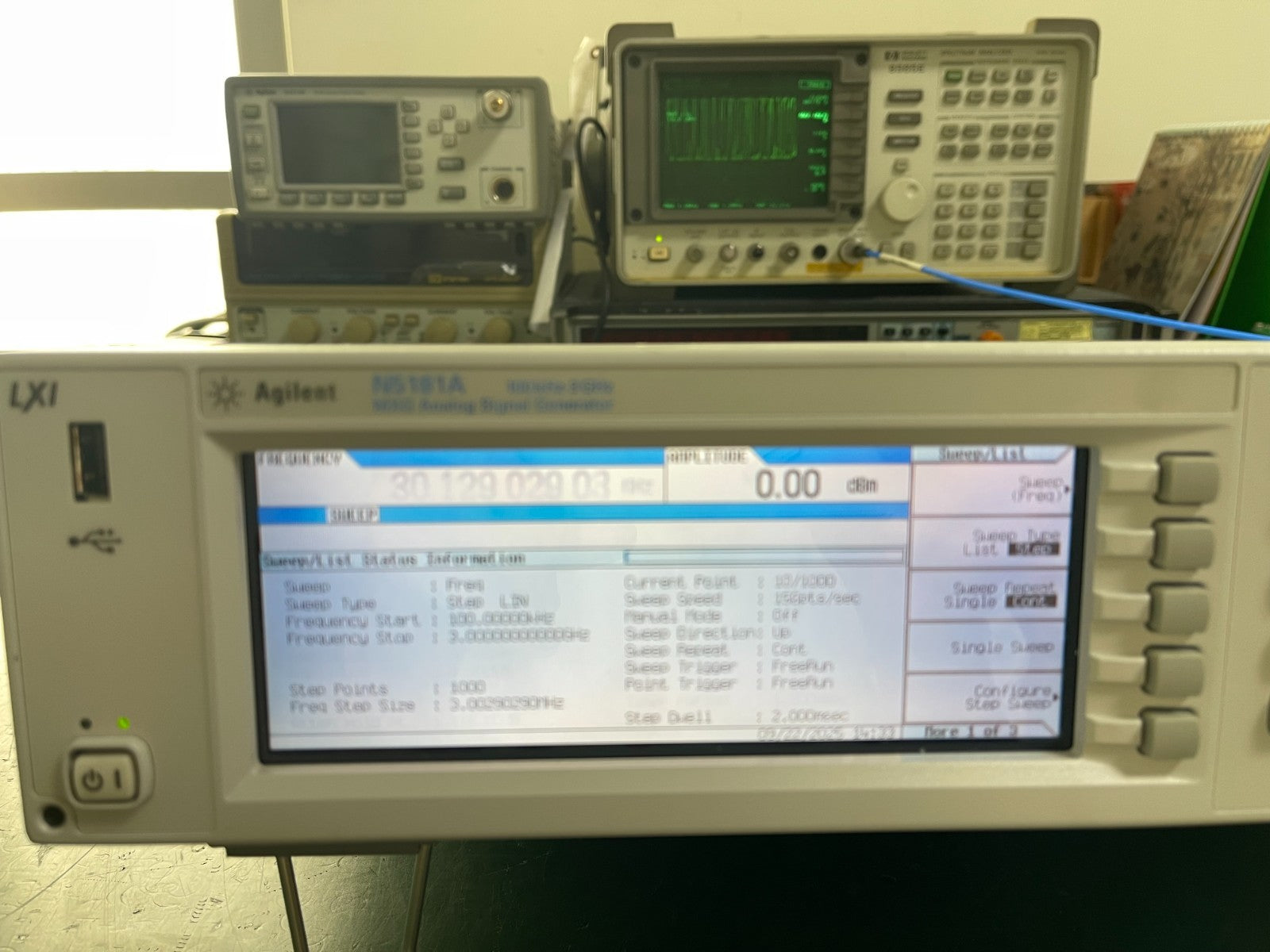 Agilent N5181A MXG Analog Signal Generator 100kHz-3GHz , W/ 503, UNT_ 3928