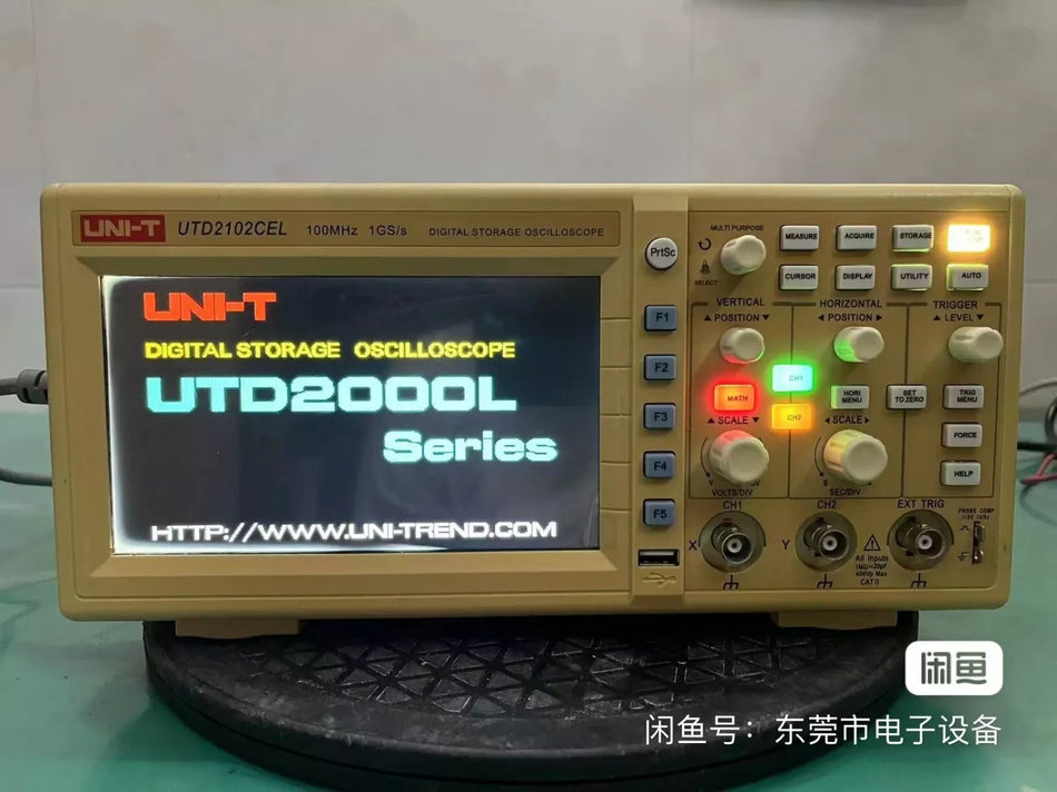 1PC USED UTD2102CEL oscilloscope () #L458Y LZ