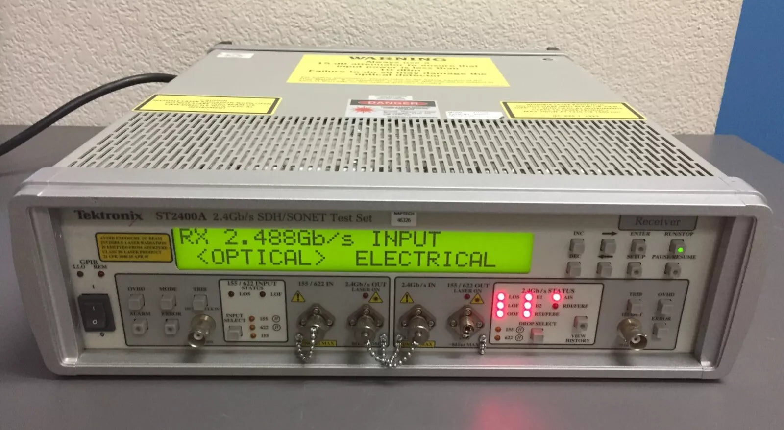 Tektronix ST2400A 2.4Gbps SDH/SONET Test Set Receiver