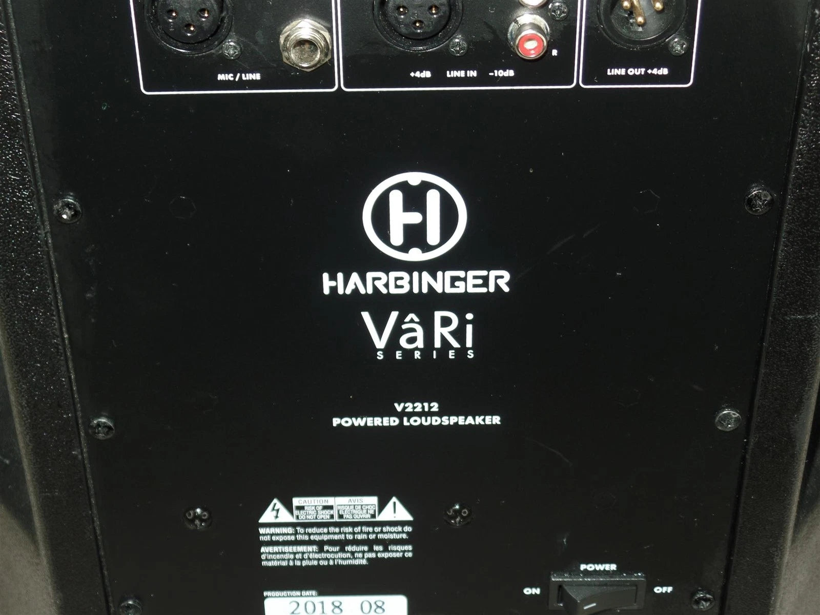 Harbinger VARI V2212 Powered 12" 2-Way Loudspeaker- Free shipping