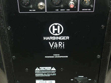 Harbinger VARI V2212 Powered 12" 2-Way Loudspeaker- Free shipping