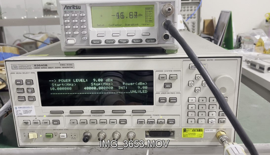 HP Agilent 83640B 10MHz-40GHz Synthesized Sweep Signal Generator _330_AS-IS - XG eqpt