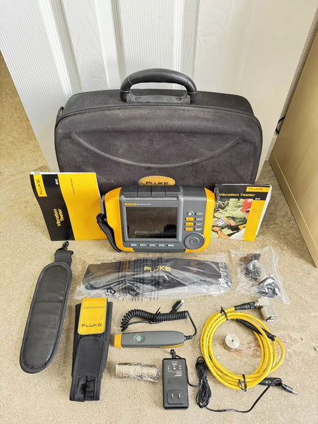 Fluke 810 Vibration Tester with Tachometer, Triaxial Accelerometer & Case