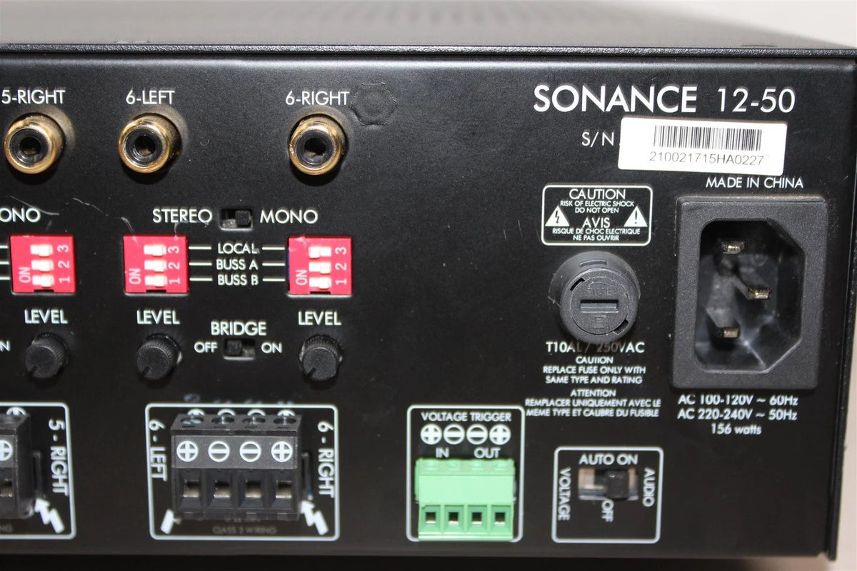 SONANCE Sonamp 12-50. 12 Channel 50 Watt Amplifier  - Free Shipping.
