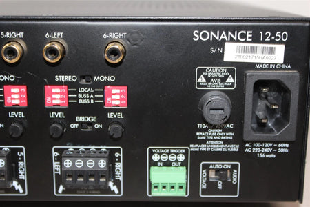 SONANCE Sonamp 12-50. 12 Channel 50 Watt Amplifier  - Free Shipping.