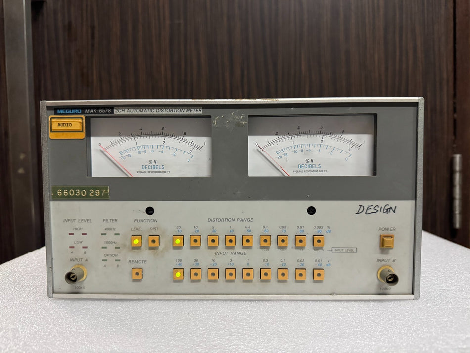 Meguro MAK-6578 2CH Distortion Meter