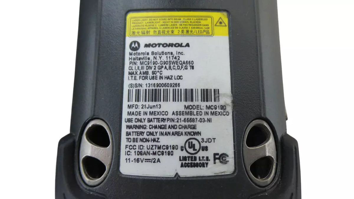 Motorola MC9190-G90SWEQA660 Wireless Barcode Scanner - LOT 2