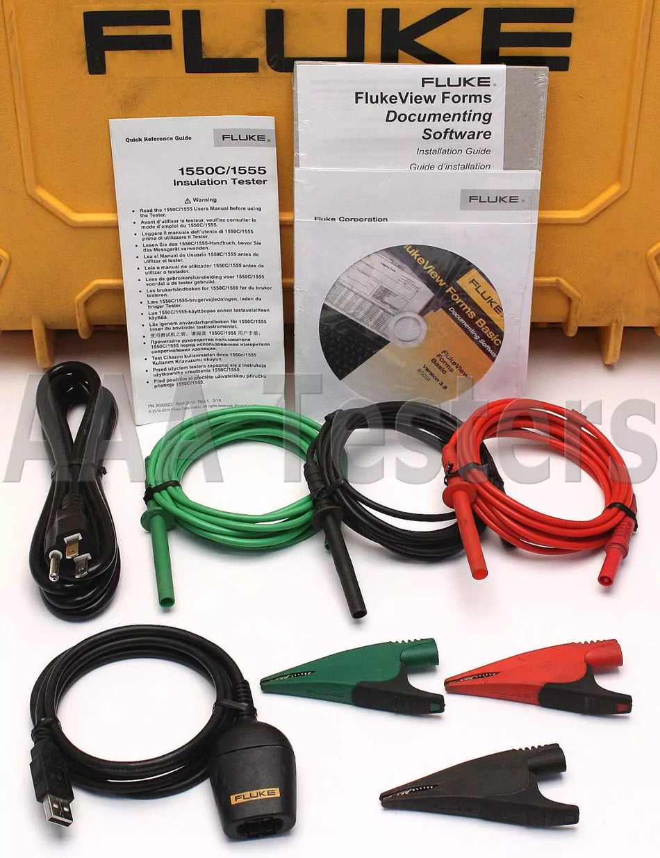 Fluke 1550C Digital MegOhmMeter High Voltage Insulation Tester 1550