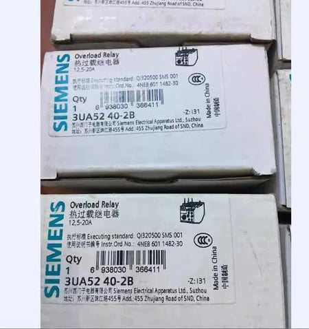 3UA52 40-2B 12.5-20A Motor Starter with Overload Protection