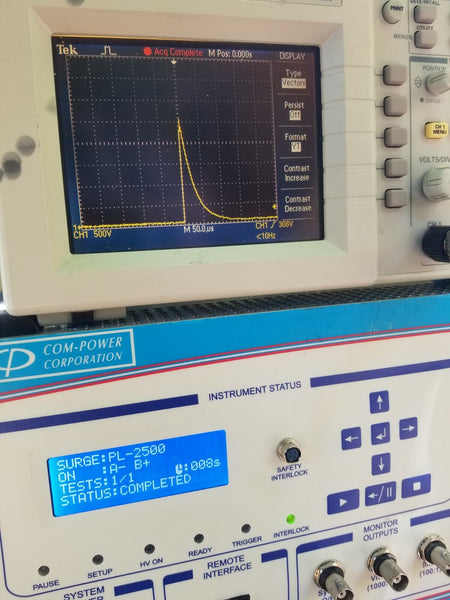 Surge Transients Generator for FCC TIA-968-B Testing by Com-Power