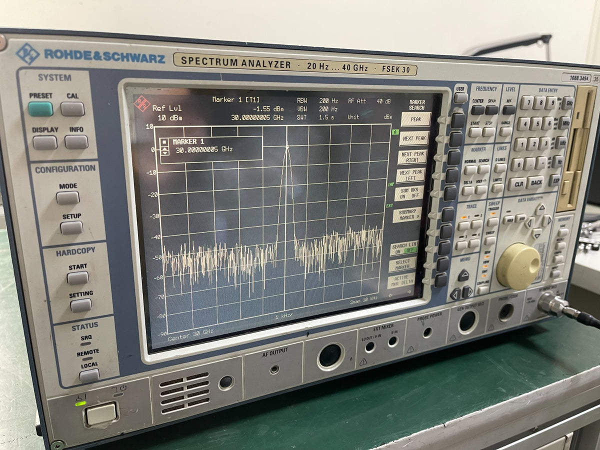 Rohde &amp; Schwarz FSEK30 20 Hz - 40 GHz Spectrum Analyzer _8495
