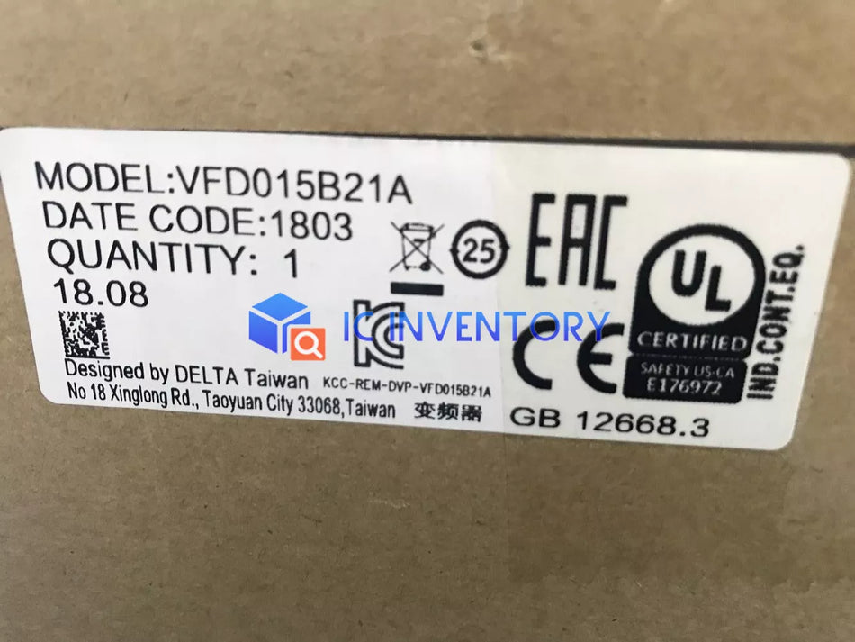 1PCS NEW Delta Inverter VFD015B21A Fast with warranty #SC/