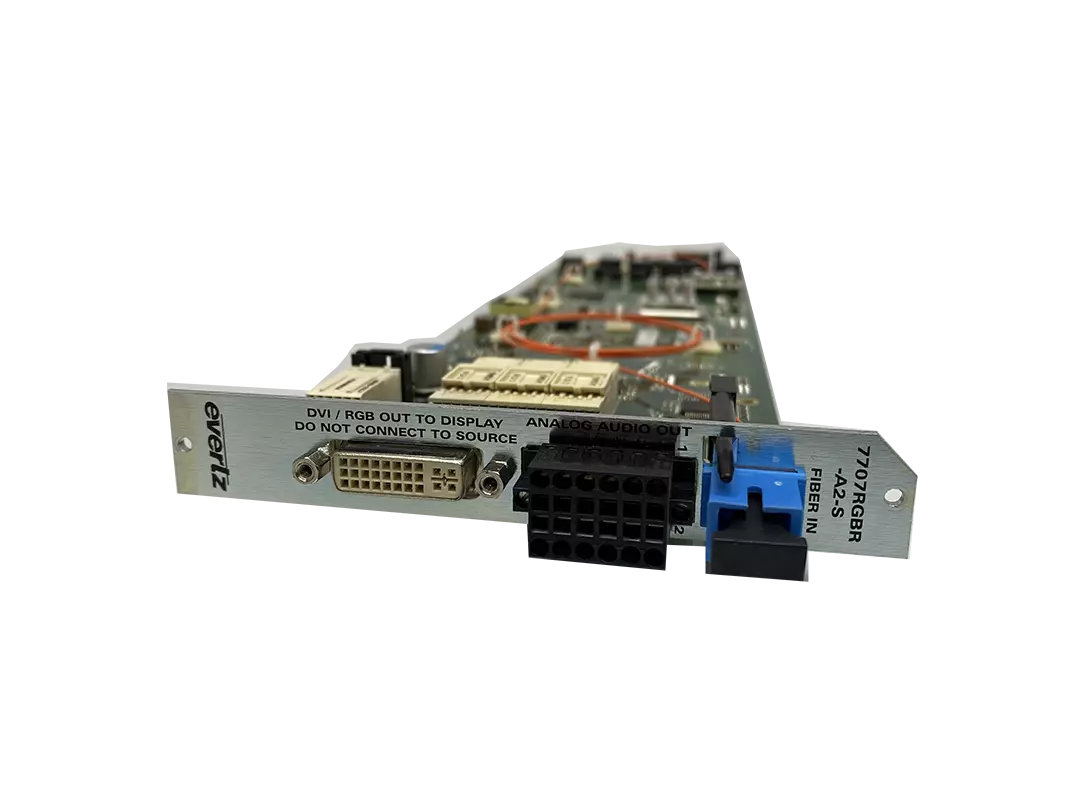 Evertz 7707RGBR RGBHV/DVI/KVM Fiber Receiver