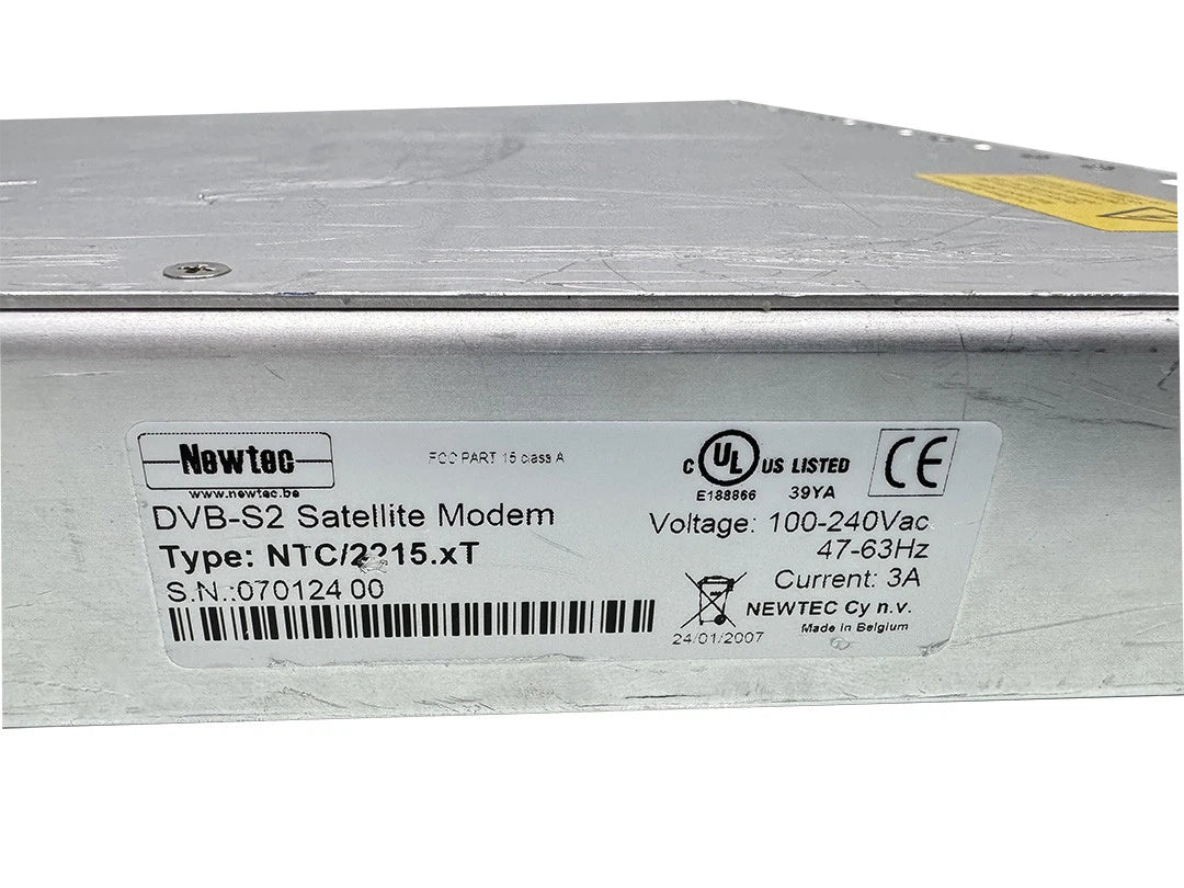 Newtec AZ410 DVB-S2 Satellite Modem NTC/2215.NU.CBAA
