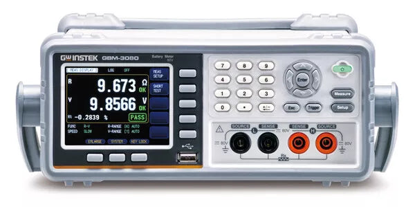GW Instek GBM-3080 Battery Meter 80V AC/DC RS 232 USB 0.01% Accuracy
