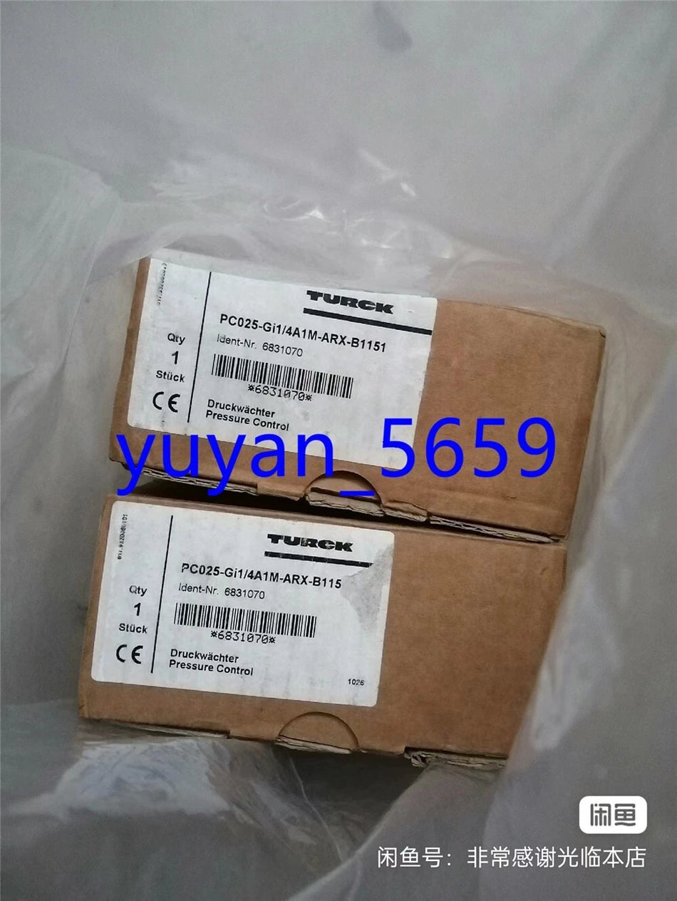 Original TURCK PC025-GI1/4A1M-ARX-B1151 6831070 Sensor