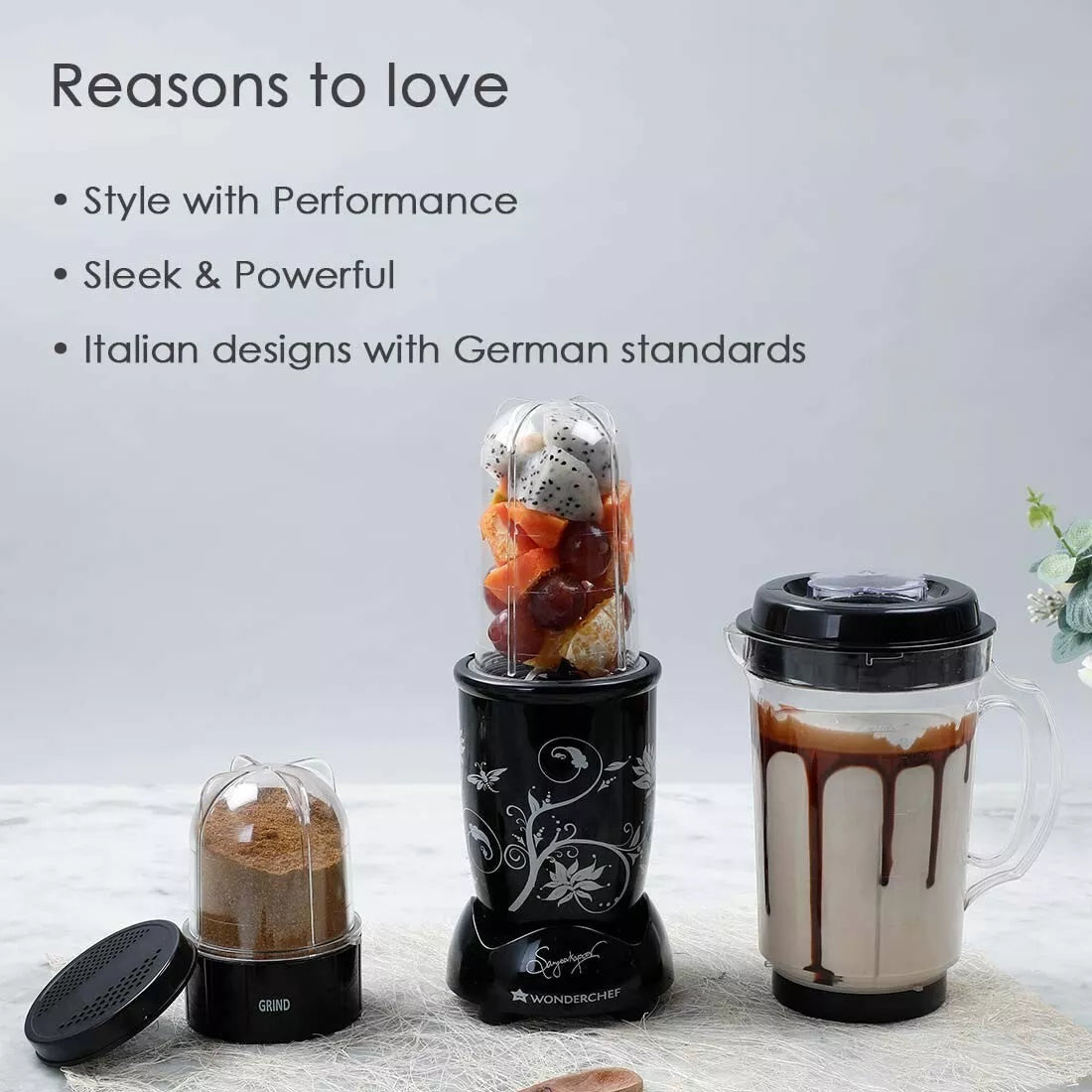 Wonderchef Nutri-Blend 500W Smoothie Maker with Chef Recipe Book