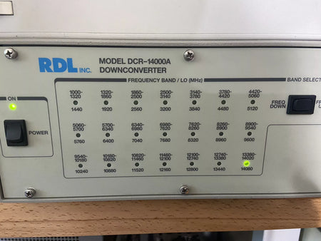 DCR-14000A Downconverter Aeroflex RDL IFR Ultra Low Phase Noise Measure 14 GHz