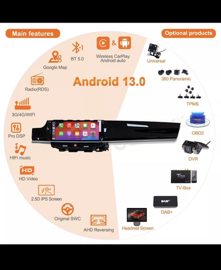 12.3" Android Car Radio For Porsche Panamera 2010-2016 Multimedia Player Stereo