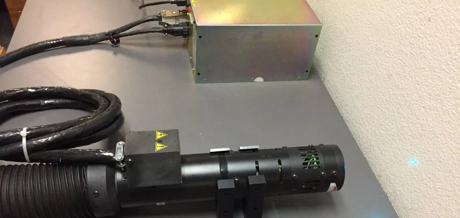 JDS Uniphase 2214-20SLMD Argon Laser Head with JDSU 2114P-12SLAB Laser Power Supply
