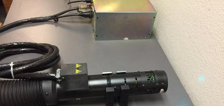 JDS Uniphase 2214-20SLMD Argon Laser Head with JDSU 2114P-12SLAB Laser Power Supply