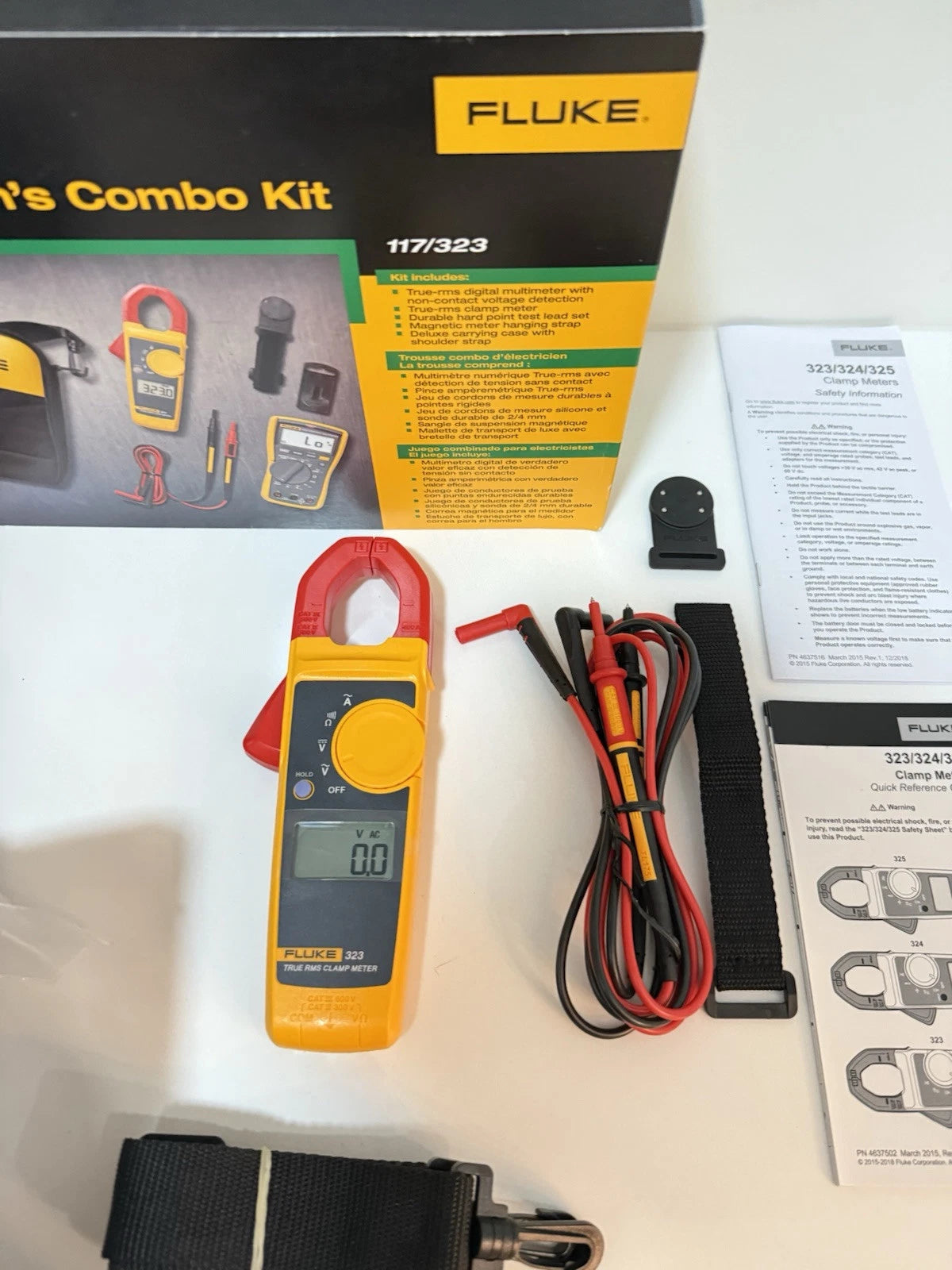 Fluke 117/323 Electrician Combo Kit (New Factory Sealed)