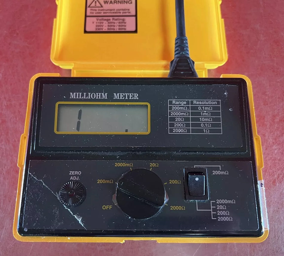 EXTECH 380460 197869 Milliohm Meter