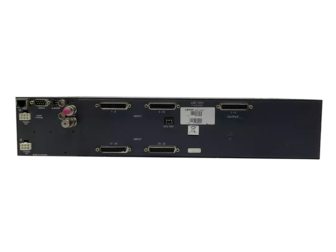 Leitch PANACEA P32X4AEBO 2RU Audio Router 32X4 Balanced AES