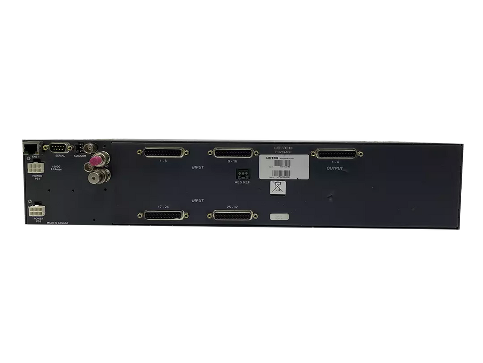 Leitch PANACEA P32X4AEBO 2RU Audio Router 32X4 Balanced AES