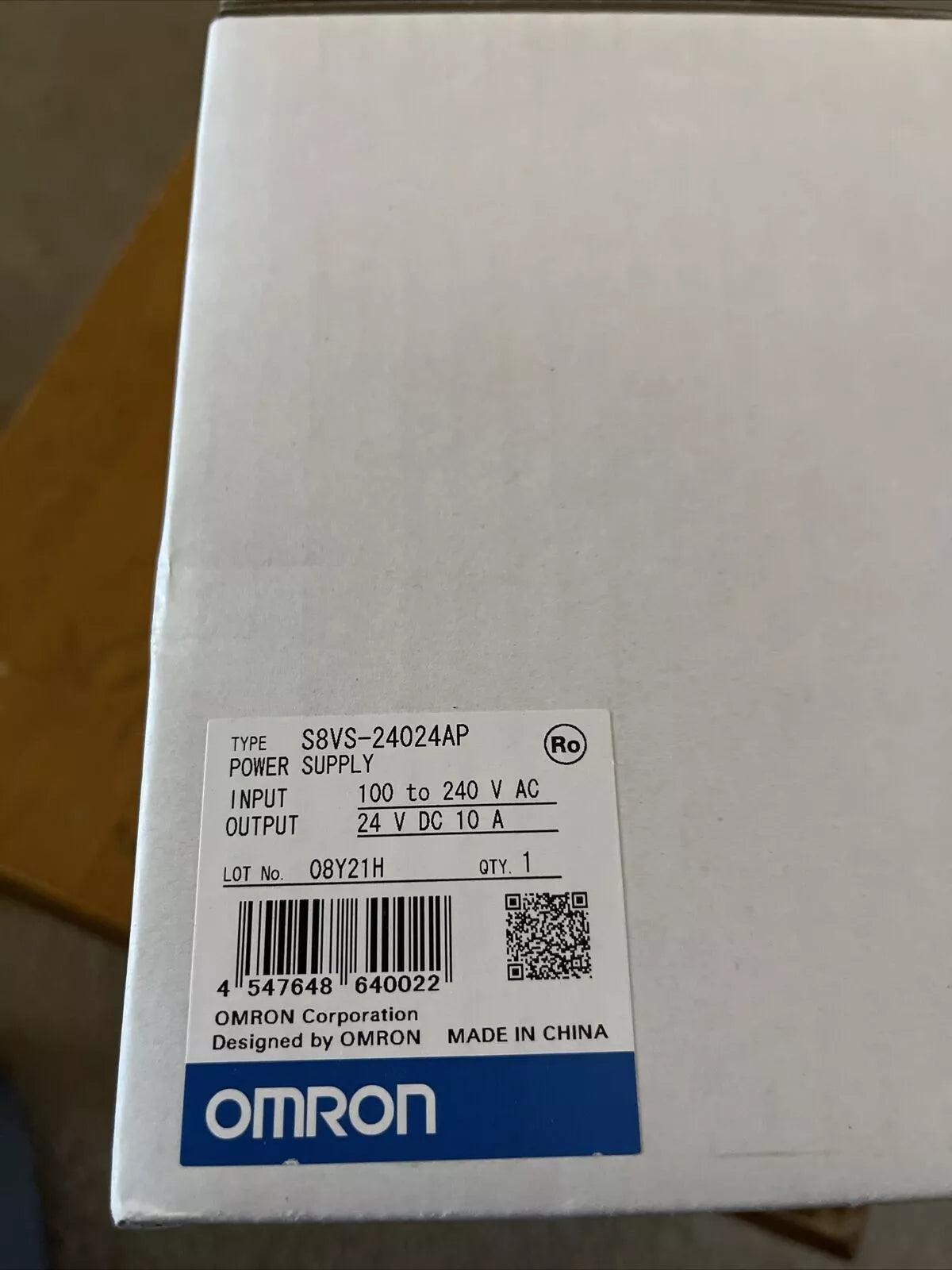 Omron S8VS-24024AP Switching Power Supply for Industrial Use