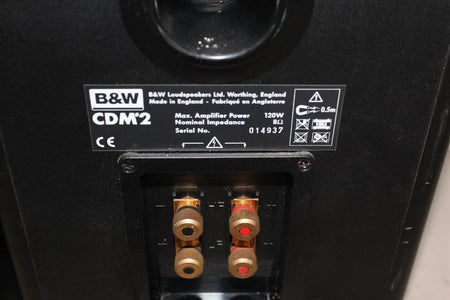 Bowers & Wilkins CDM2  Bookshelf Speakers (PAIR) - Free Shipping.