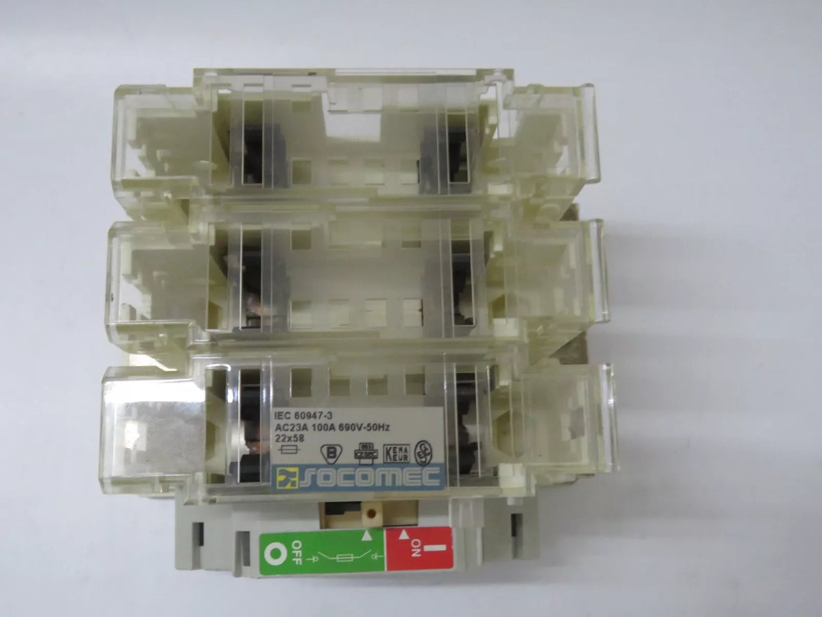 Socomec Fuse Switch Disconnector 36153010 FUSERBLOC 100A 3 Pole 690V 50Hz