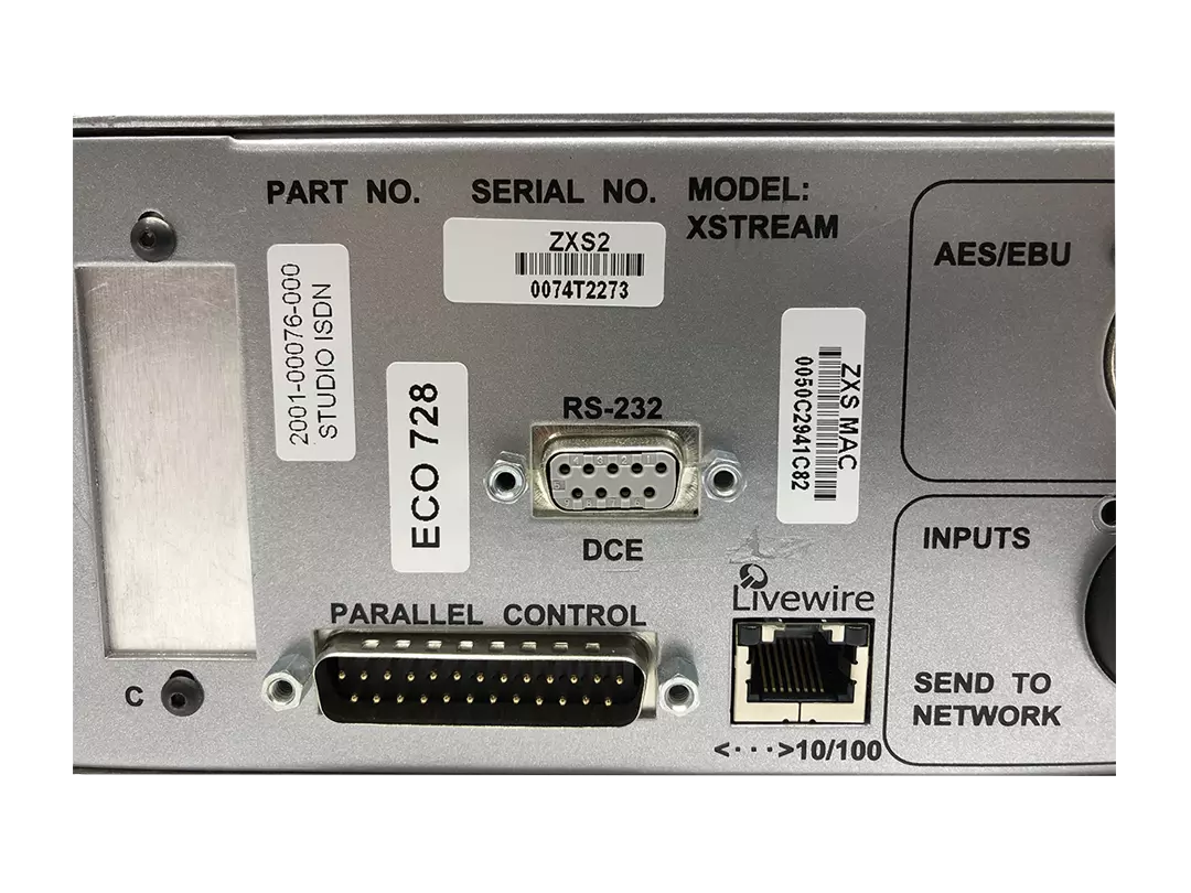 Telos Zephyr Xstream RM ISDN Digital Audio Transceiver